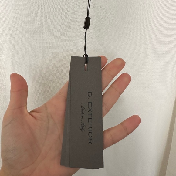 D.Exterior Women’s Large Blouse white - Picture 6 of 7